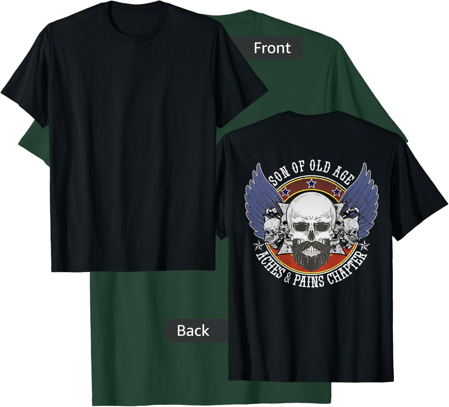 Sons Of Old Age Aches And Pains Chapter Funny biker T-Shirt - T-Shirt | Forest
