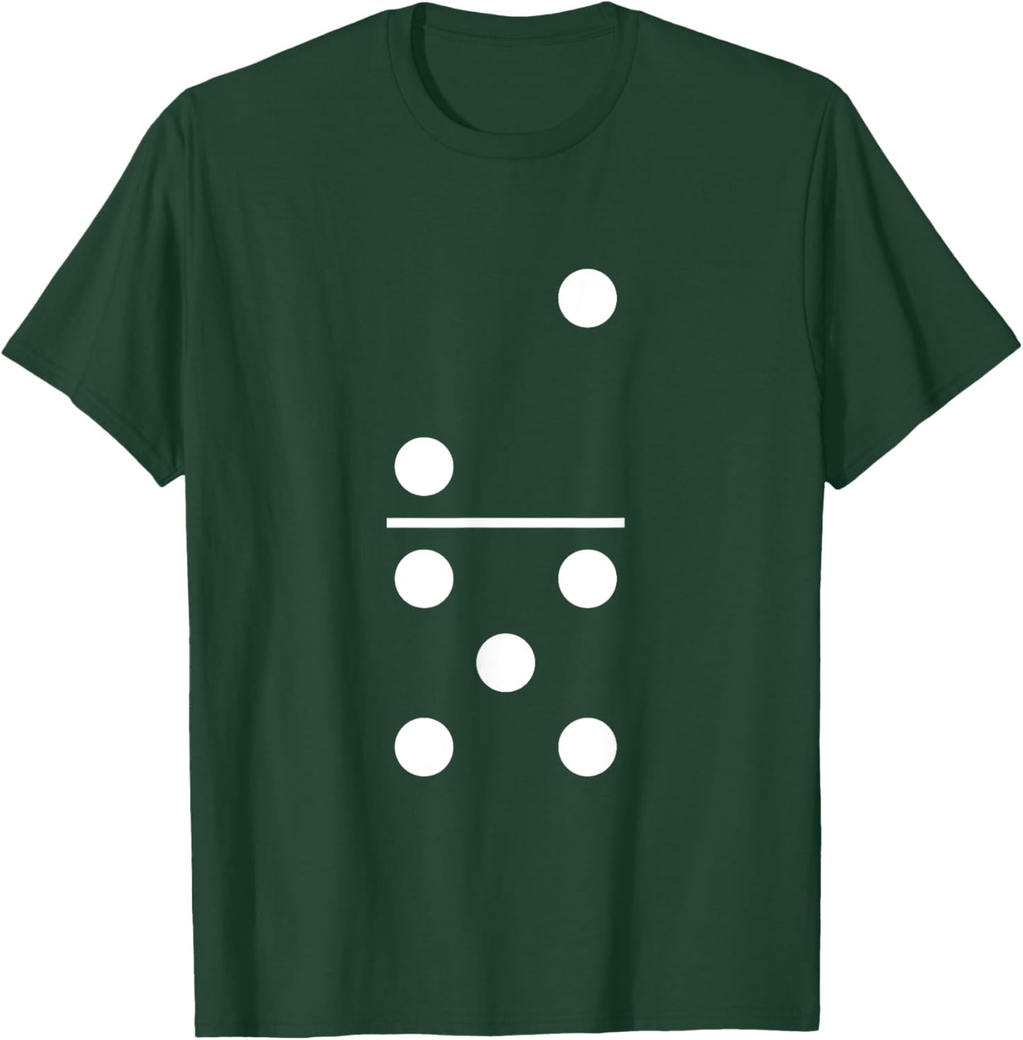 Two Five Domino 2 and 5 White Dots 2-5 Weekend Games 2/5 T-Shirt - T-Shirt | Forest