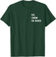 Gym Lover By Design Company Yes, I Know I'm Jacked. Funny Weightlifter Gym Humor -Adults T-Shirt - T-Shirt | Forest