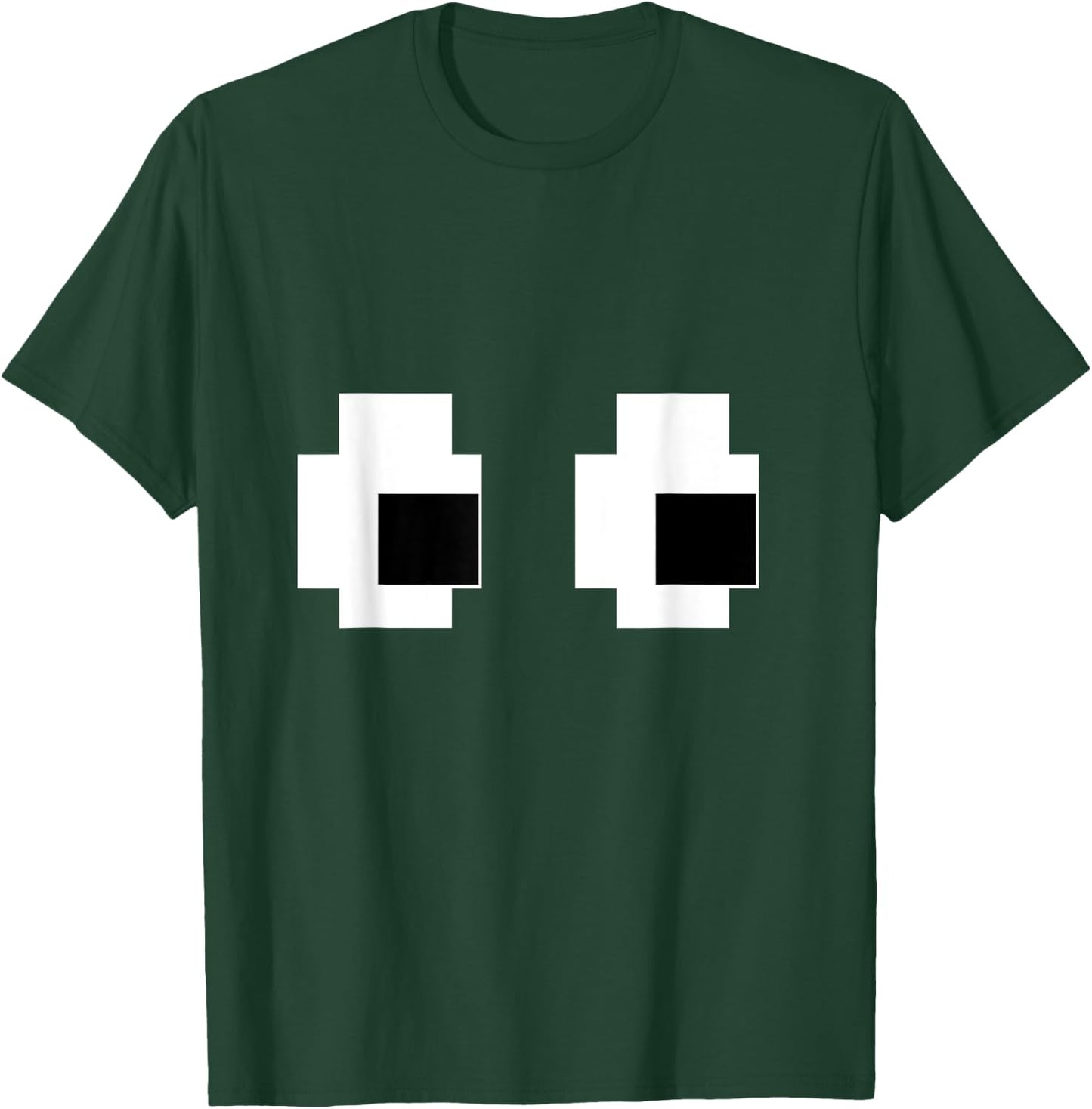 Retro Arcade Game Ghost Eyes 80s Halloween Group Costume T-Shirt - T-Shirt | Forest