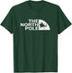 The North Pole. Christmas Jumper, Santa Sleighs by Moon Xmas T-Shirt - T-Shirt | Forest