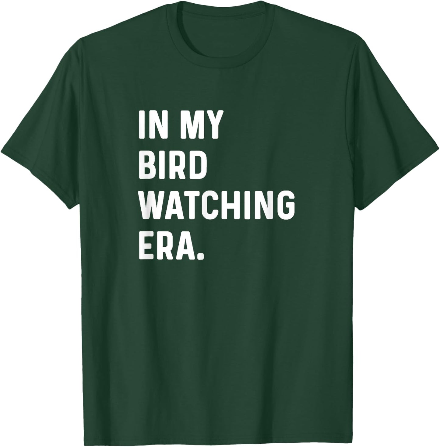 In My Bird Watching Era - Birds Telescope Photography T-Shirt - T-Shirt | Forest