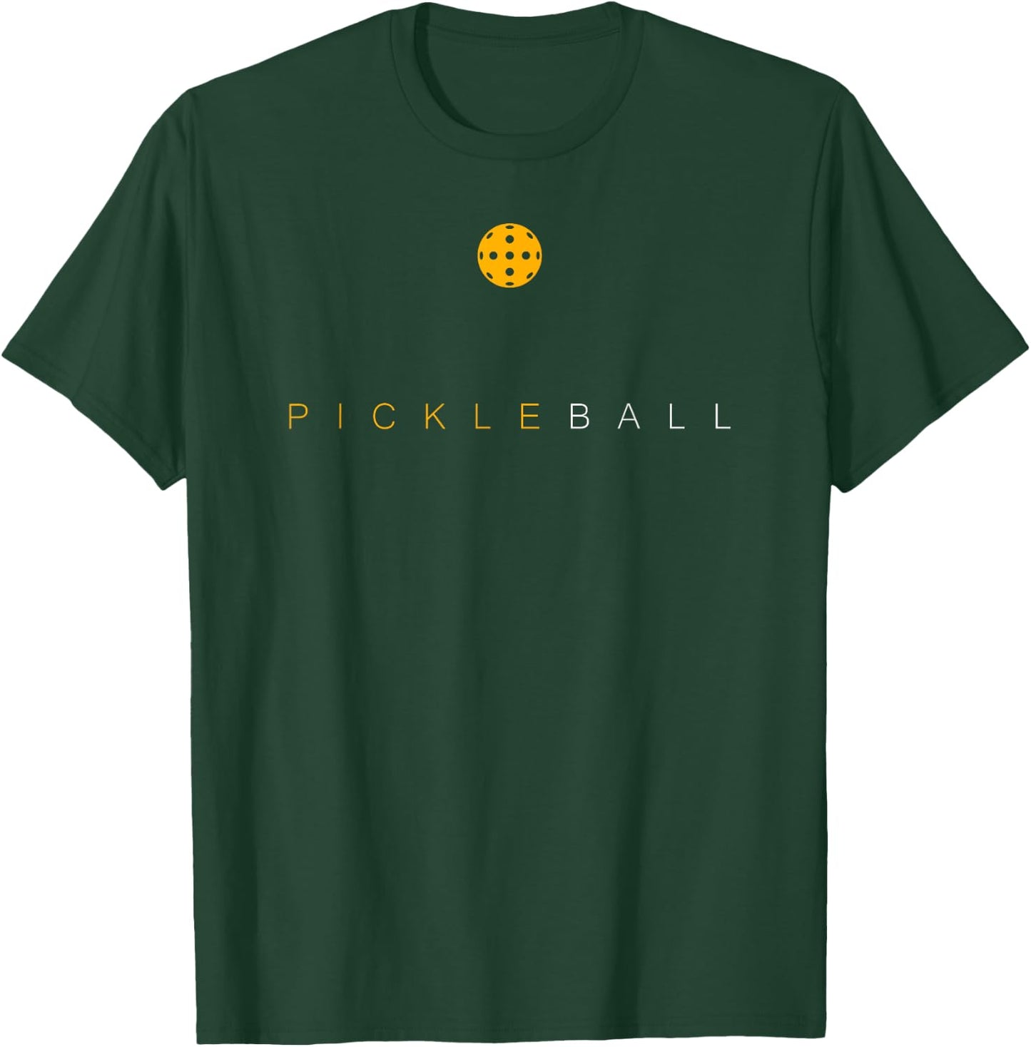 Pickleball - Stylish - Simplistic - Minimalist Pickleball T-Shirt - T-Shirt | Forest
