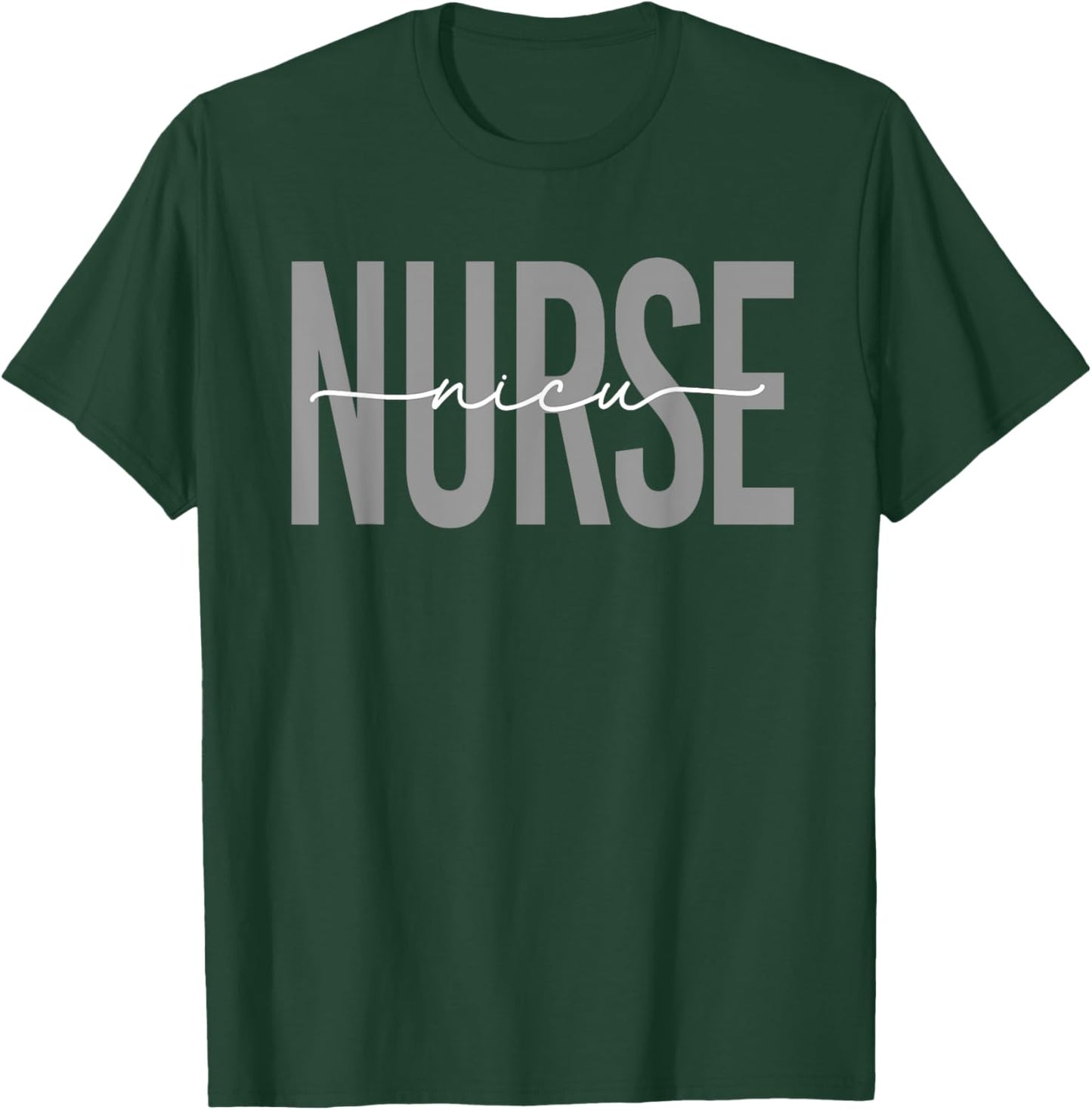 NICU Nurse ICU Neonatal Team Tiny Humans For T-Shirt - T-Shirt | Forest