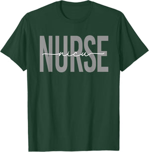 NICU Nurse ICU Neonatal Team Tiny Humans For T-Shirt - T-Shirt | Forest