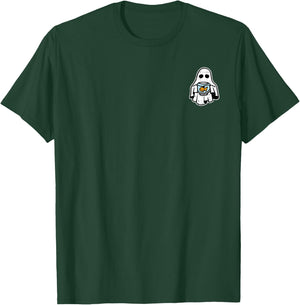 Ghost Pocket Fish Bowl Halloween Costume Ghoul Spirit T-Shirt - T-Shirt | Forest
