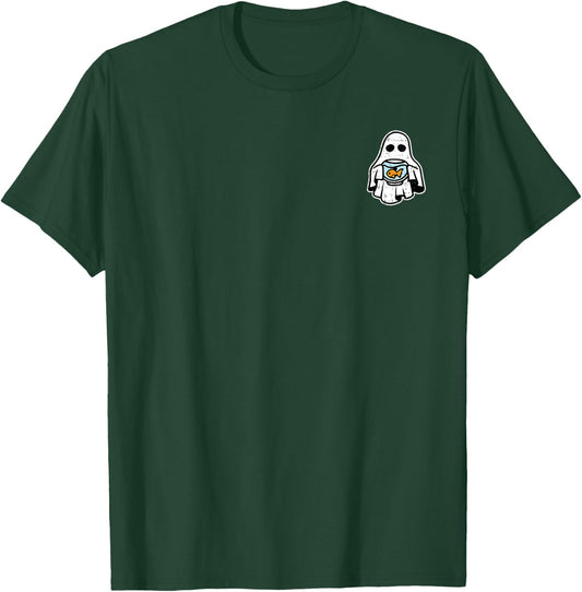 Ghost Pocket Fish Bowl Halloween Costume Ghoul Spirit T-Shirt - T-Shirt | Forest