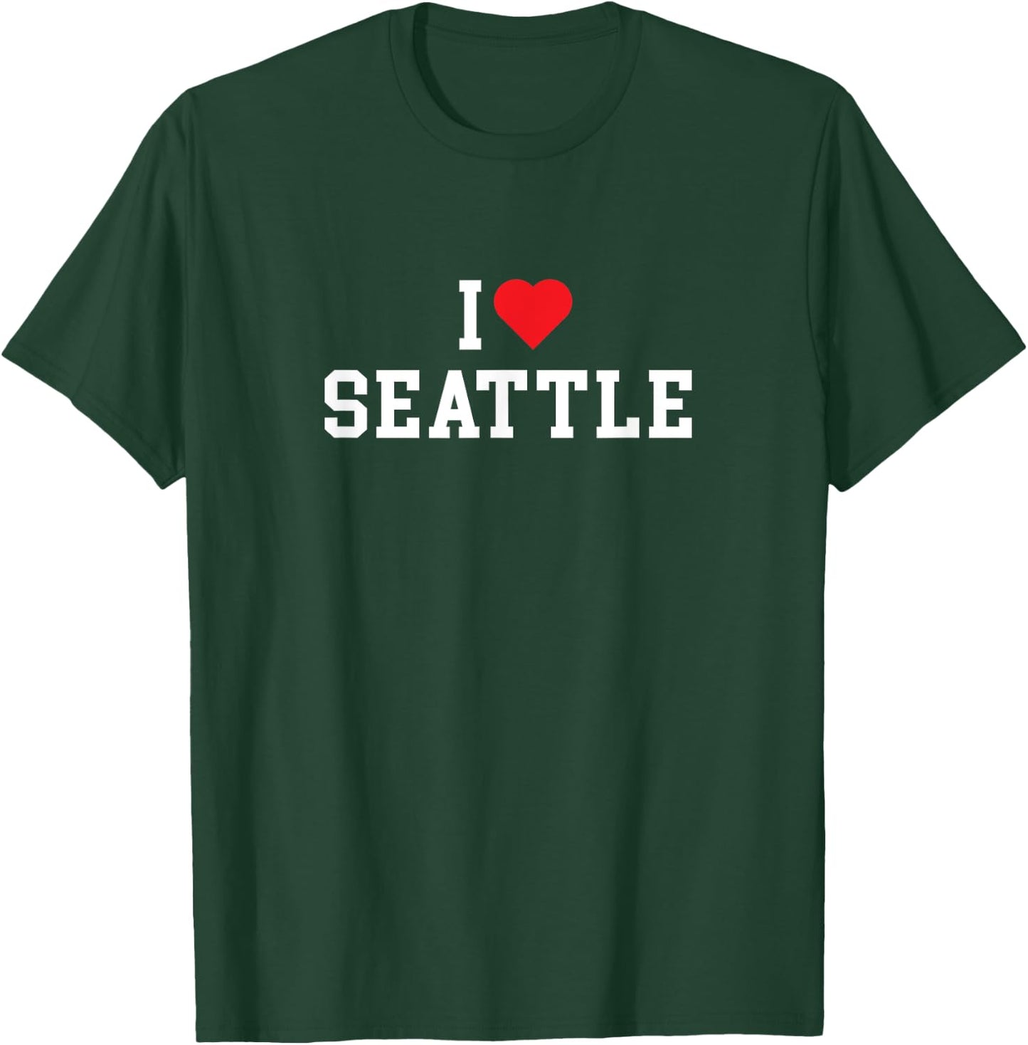 Seattle - I Love Seattle - Washington - Classic T-Shirt - T-Shirt | Forest