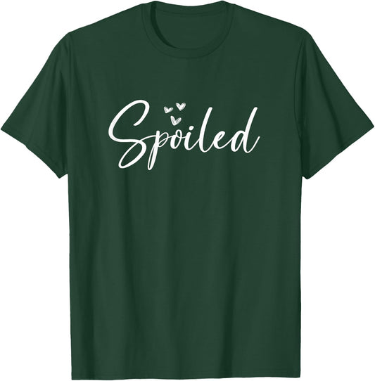 Reason Why She's Spoiled Funny Spoiled Matching Couples T-Shirt - T-Shirt | Forest