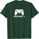Player 1, Matching Gamer Player 1 Player 2 Couple Video Game T-Shirt - T-Shirt | Forest