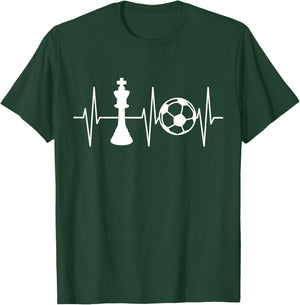 Funny Chess Shirt Soccer Player Chess Player Chess Lover T-Shirt - T-Shirt | Forest