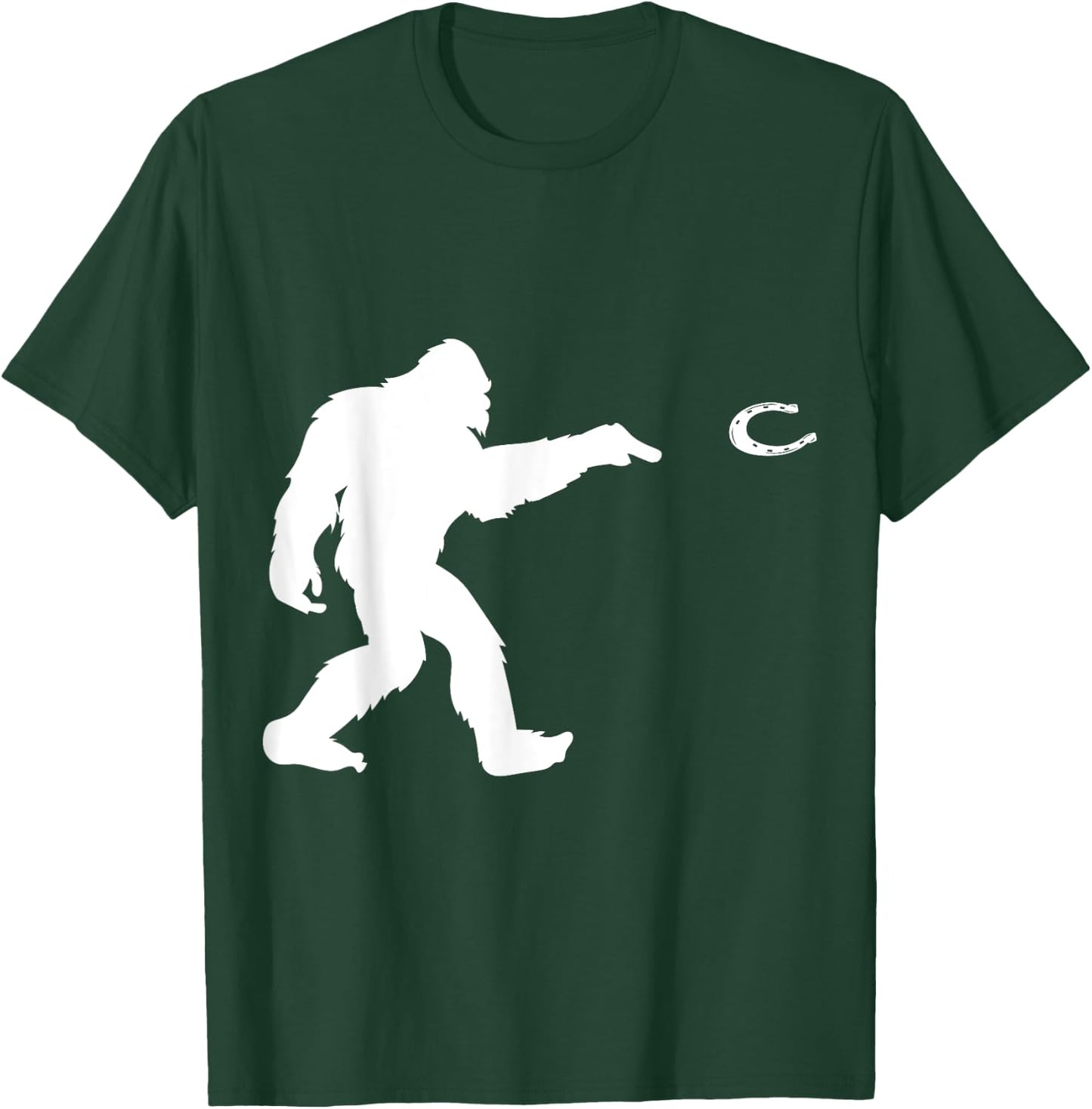 Horseshoe Pitching T-Shirt - T-Shirt | Forest