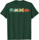80s Video Game Vintage Retro Arcade Gamers T-Shirt - T-Shirt | Forest