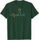 Rook Castle Chess Piece Heatbeat EKG, Chess Lover T-Shirt - T-Shirt | Forest