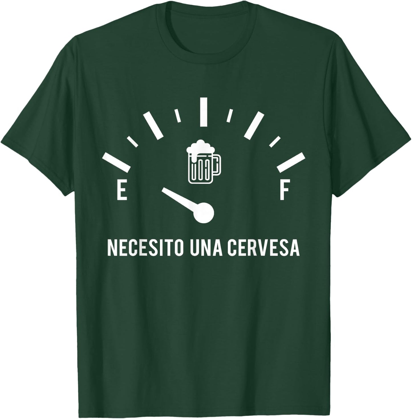 Mexican Beer Necesito Una Cervesa Funny Spanish I Need Beer T-Shirt - T-Shirt | Forest