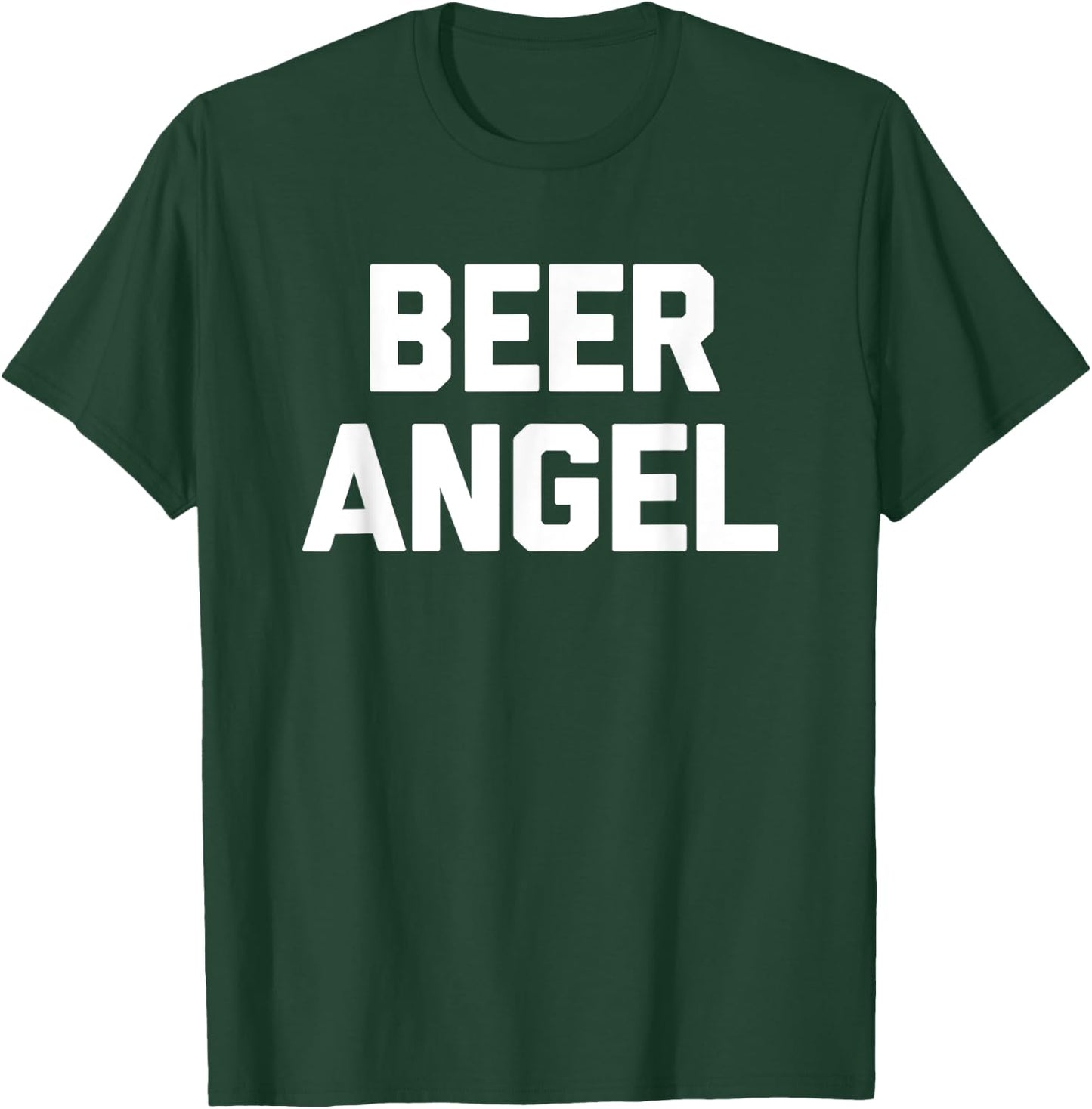 Beer Angel - Funny Saying Sarcastic Novelty Cute Bartender T-Shirt - T-Shirt | Forest