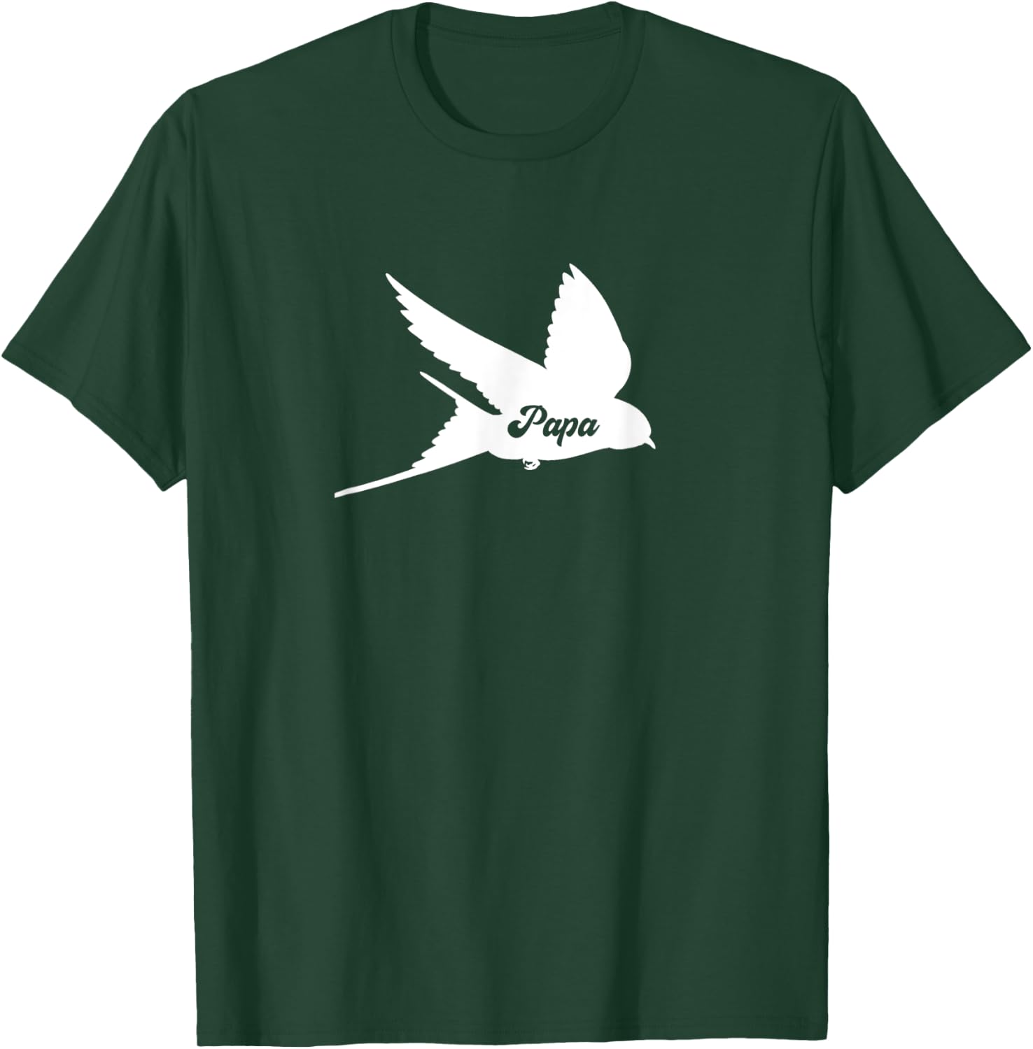 Papa Humming Bird Dad Funny Family Matching T-Shirt - T-Shirt | Forest