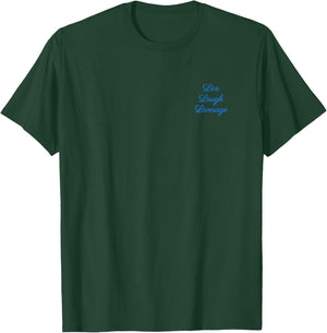 Live Laugh Leverage Finance Meme Funny DeFi T-Shirt - T-Shirt | Forest