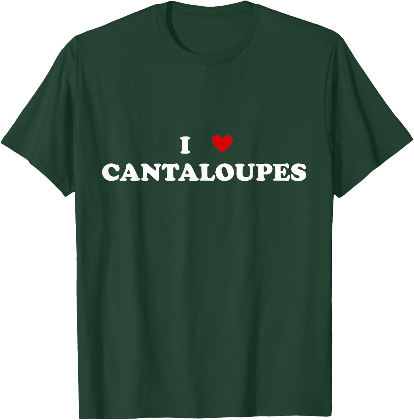 I Heart Crops Farming Farmer - I Love Cantaloupe T-Shirt - T-Shirt | Forest