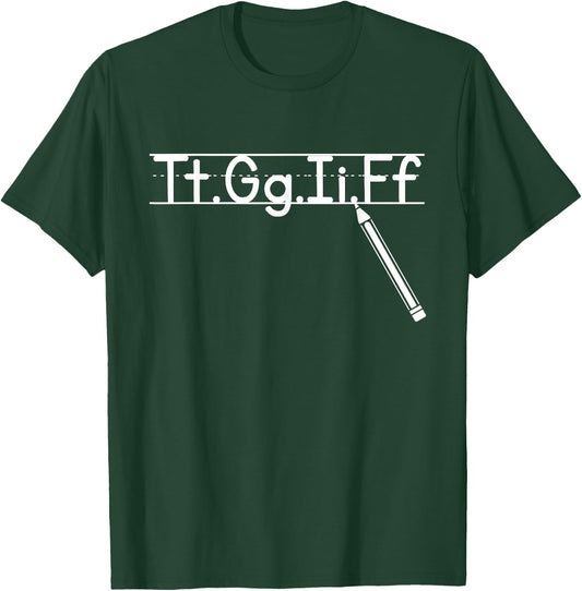T G I F Thank Godness Its Friday Teacher Appreciation Christ T-Shirt - T-Shirt | Forest