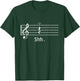 Music Lover Funny Musician Shh Quarter Rest And Fermata T-Shirt - T-Shirt | Forest