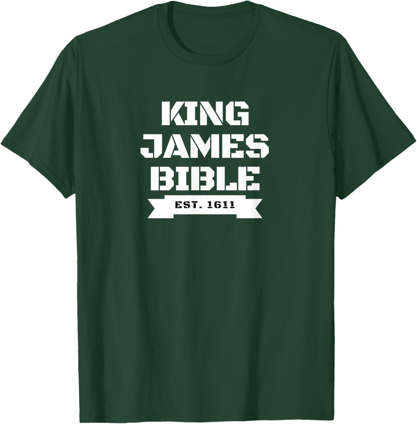King James Bible 1611 T-Shirt - T-Shirt | Forest