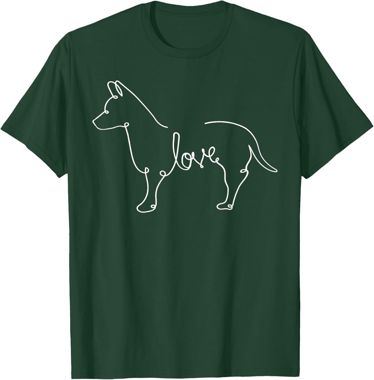 Chiweenie Love Hybrid Dog Owner Trainer Veterinarian Women Girls Kids T-Shirt - T-Shirt | Forest