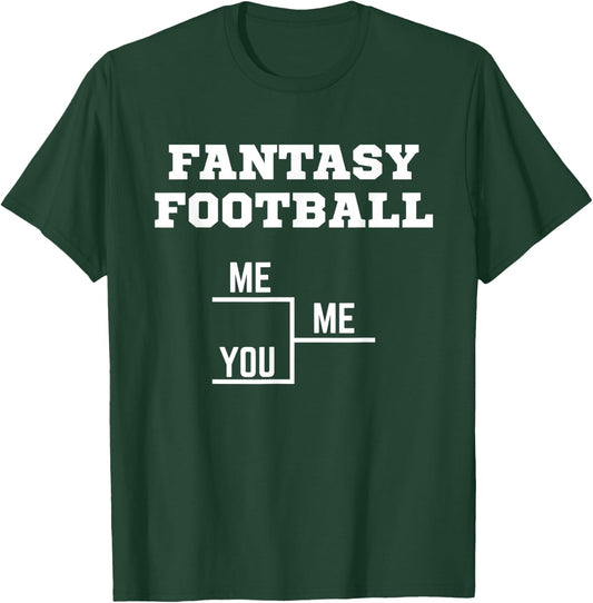 Funny Fantasy Football Bracket Champion Football Season T-Shirt - T-Shirt | Forest