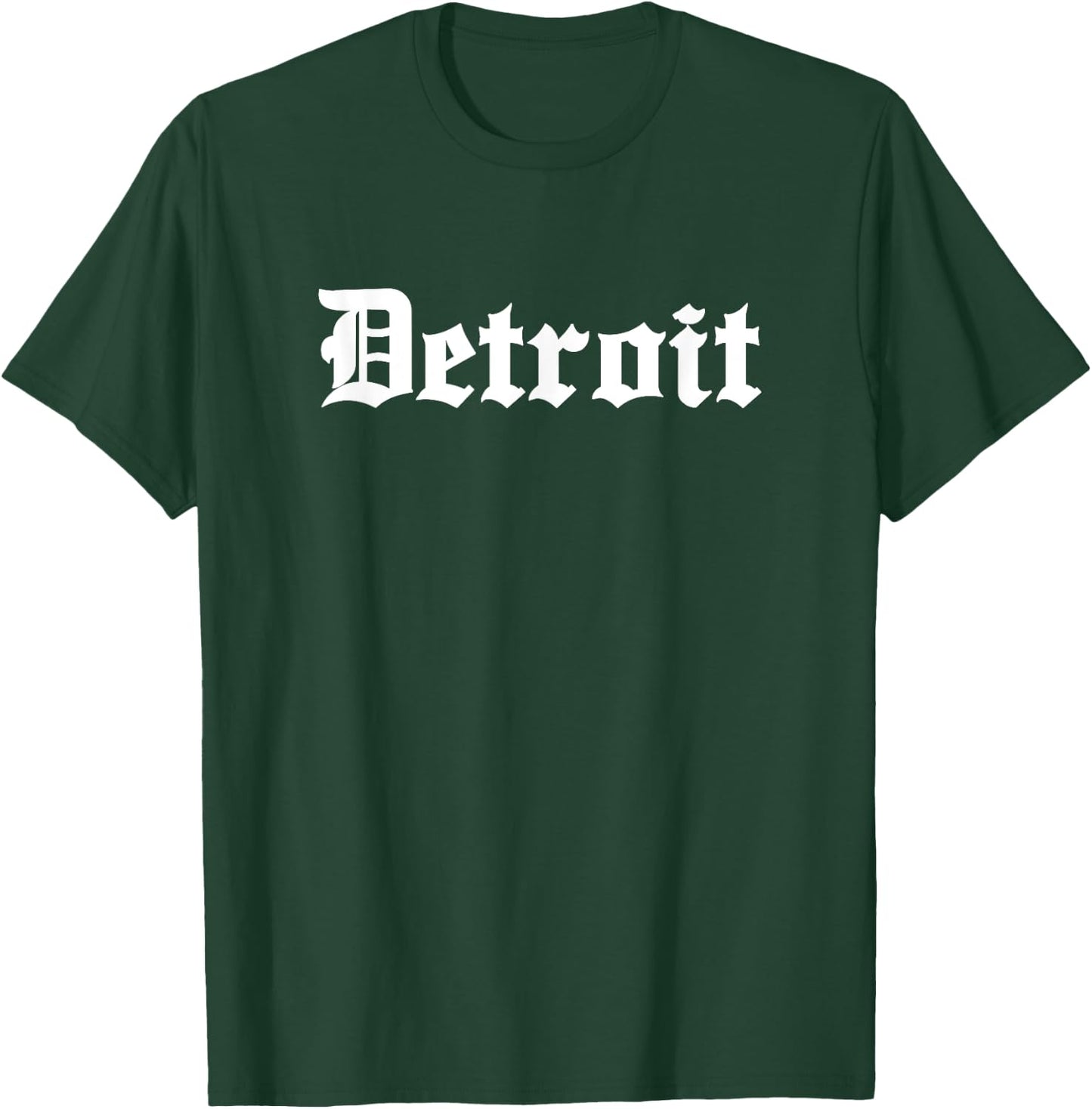 DETROIT - Old School Design - Classic T-Shirt - T-Shirt | Forest