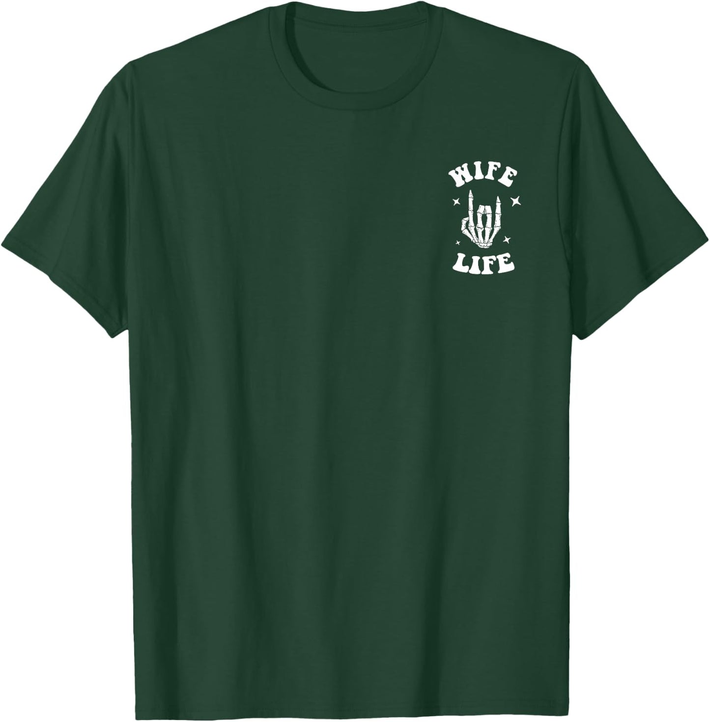 On My Husband's Last Nerve (On back) T-Shirt - T-Shirt | Forest