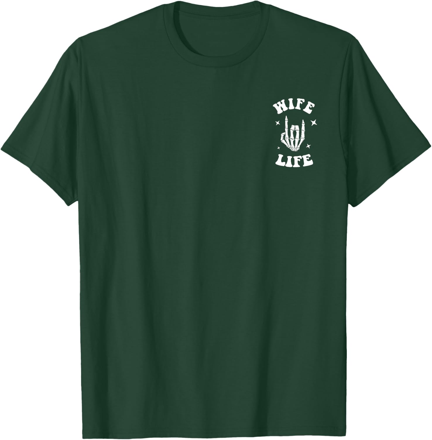 On My Husband's Last Nerve (On back) T-Shirt - T-Shirt | Forest