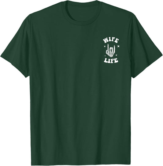 On My Husband's Last Nerve (On back) T-Shirt - T-Shirt | Forest