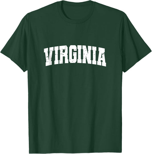 Virginia, State Men Women Kids Retro Vintage Pride Virginia T-Shirt - T-Shirt | Forest