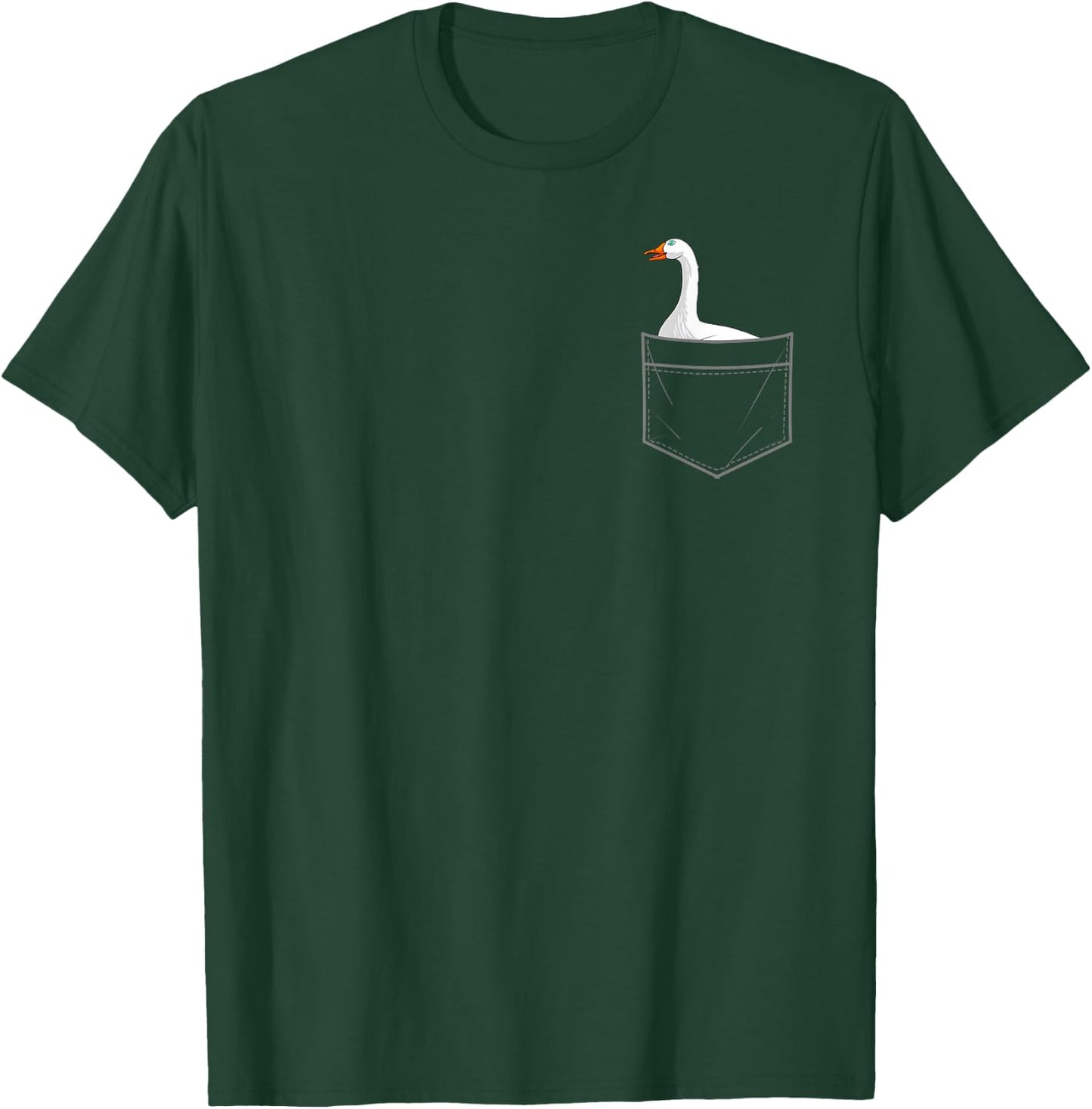 Cool Goose Women Toddler Pocket Canadian Geese Lover T-Shirt - T-Shirt | Forest