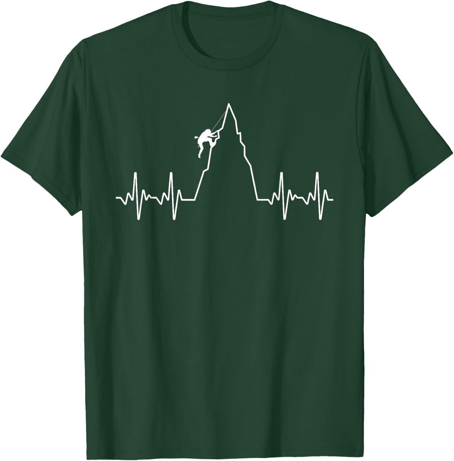 Cute Rock Climbing Art Women Kids Wall Rock Climber T-Shirt - T-Shirt | Forest