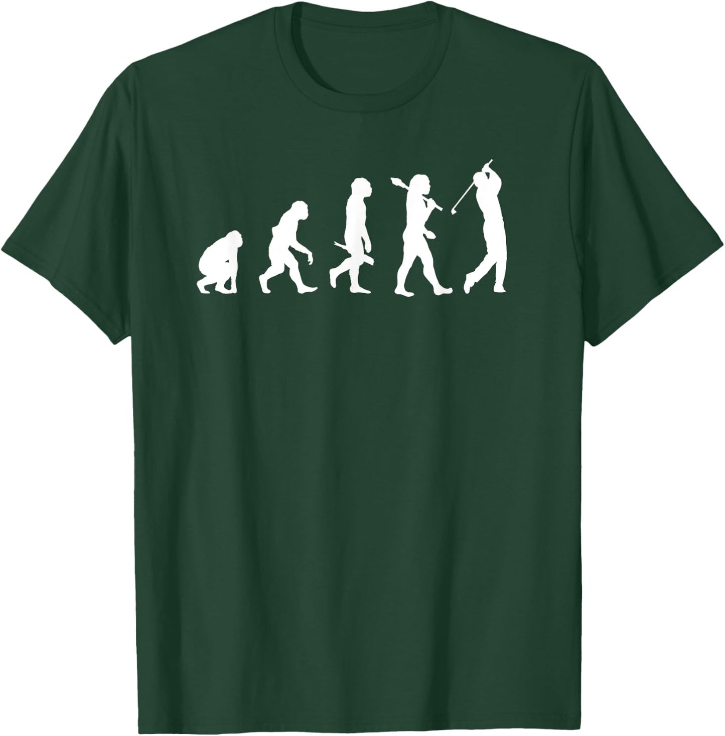 Evolution of a Golfer Funny Golf evolution T-Shirt - T-Shirt | Forest
