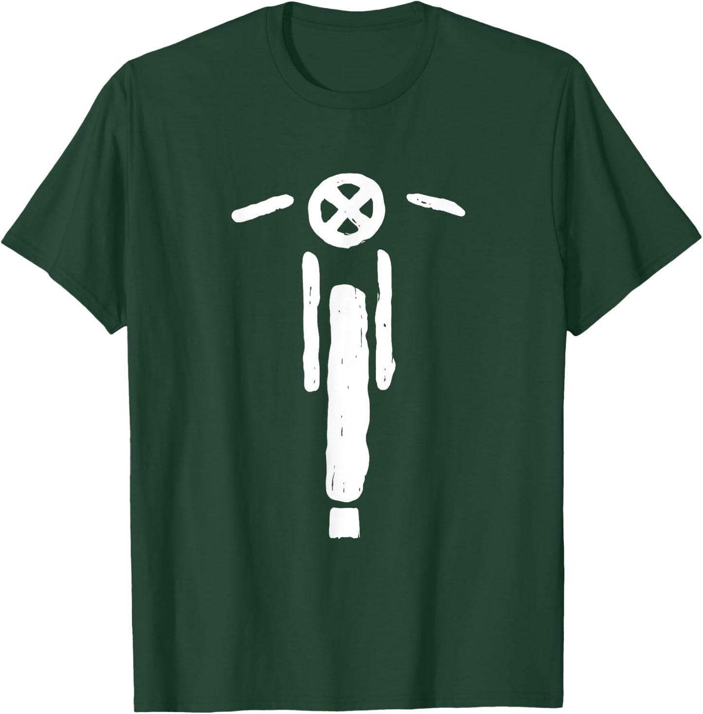 Cafe Racer On The Road - Vintage Motorcycle - Retro Bike T-Shirt - T-Shirt | Forest