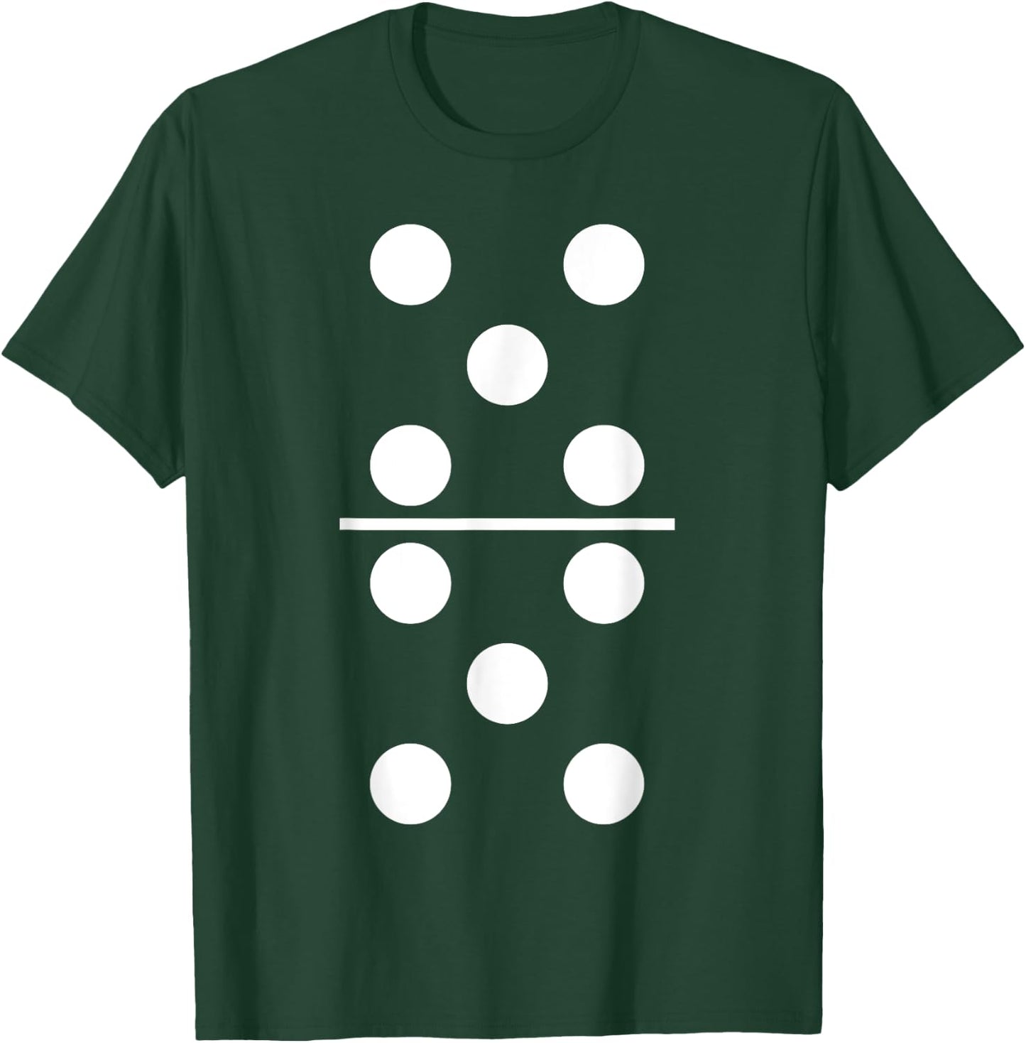 Domino Game 5 5 Matching Halloween Group Costume T-Shirt - T-Shirt | Forest