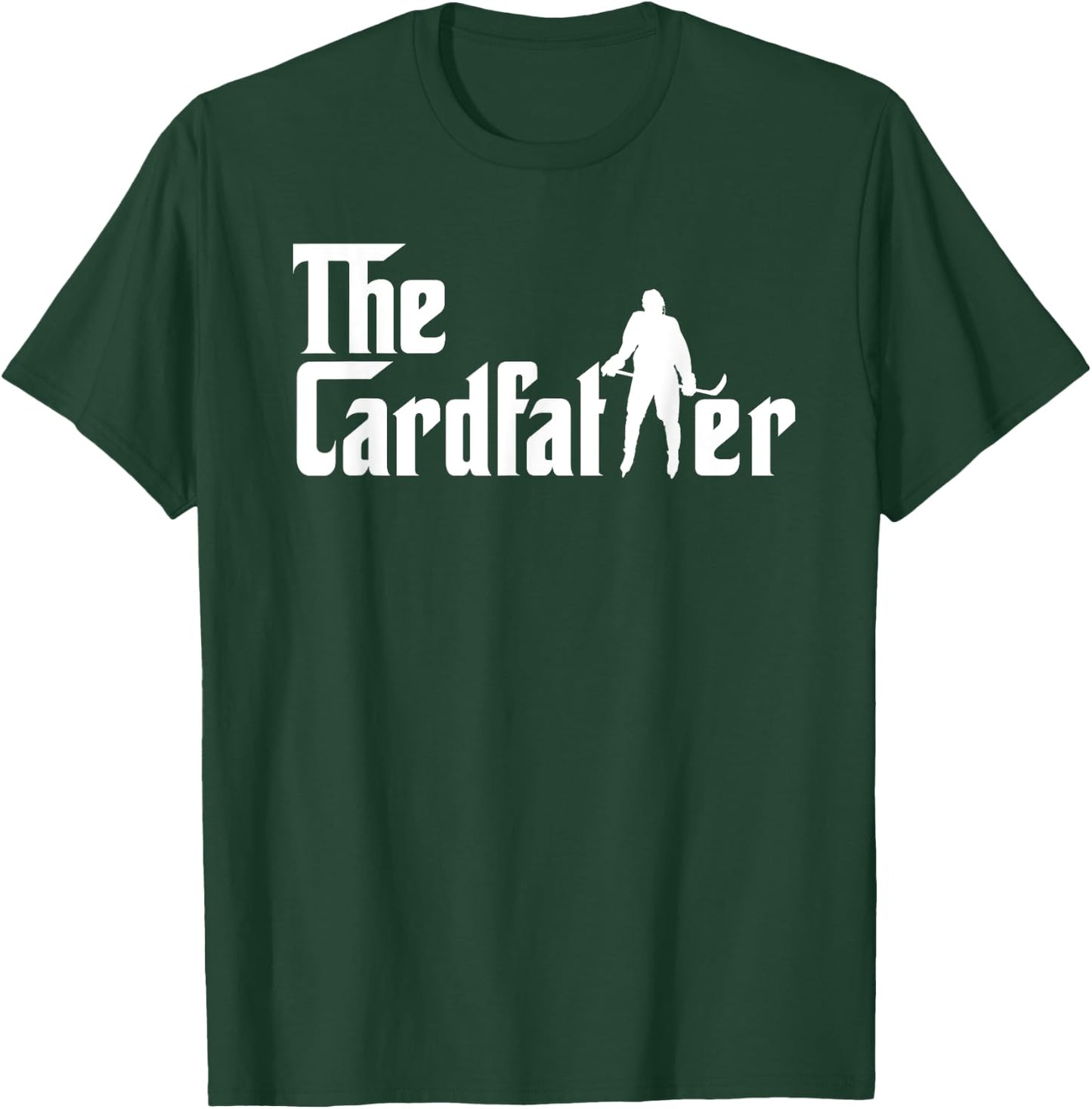 The Cardfather Funny Hockey Card Collector Trading Cards T-Shirt - T-Shirt | Forest
