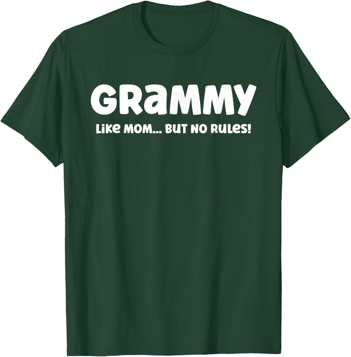 Grammy Like Mom But No Rules Cute Funny First Time Grammy T-Shirt - T-Shirt | Forest
