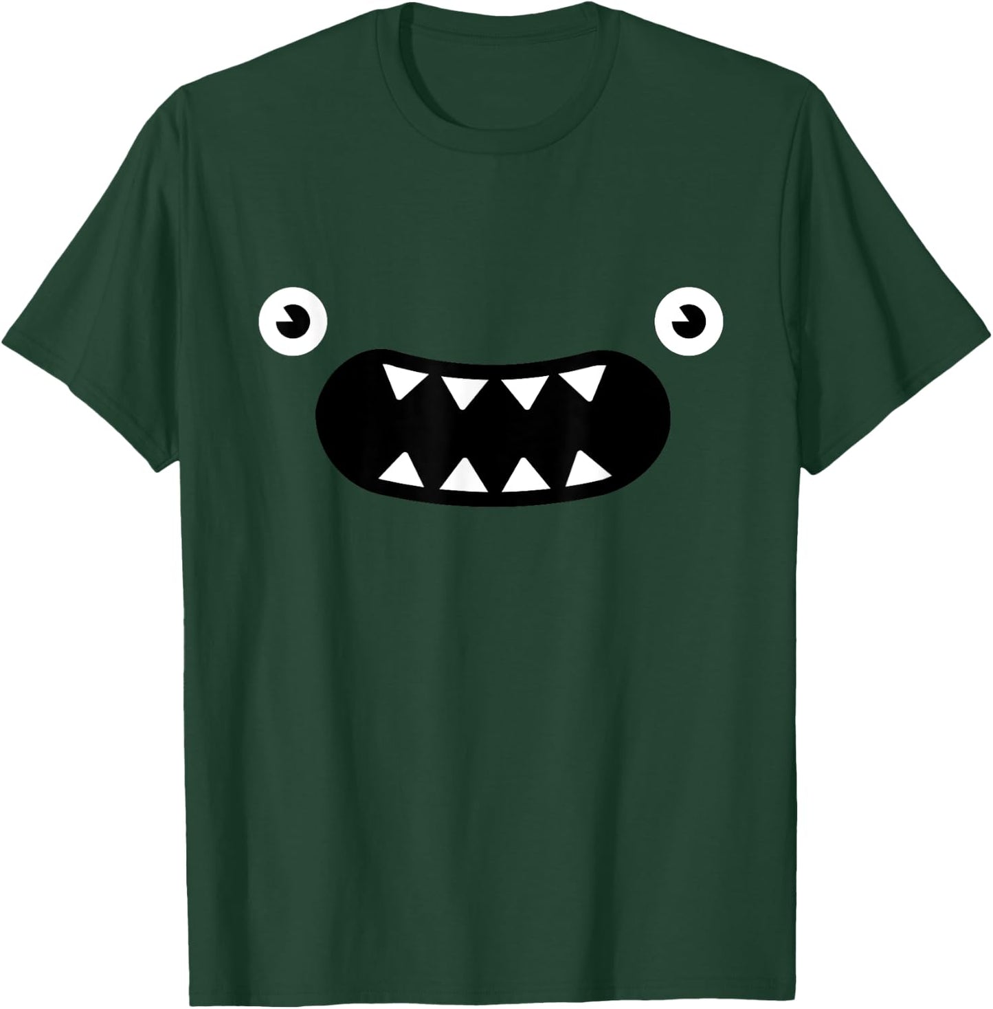 Purple Monster Face Halloween Costume Kids Funny Monster T-Shirt - T-Shirt | Forest