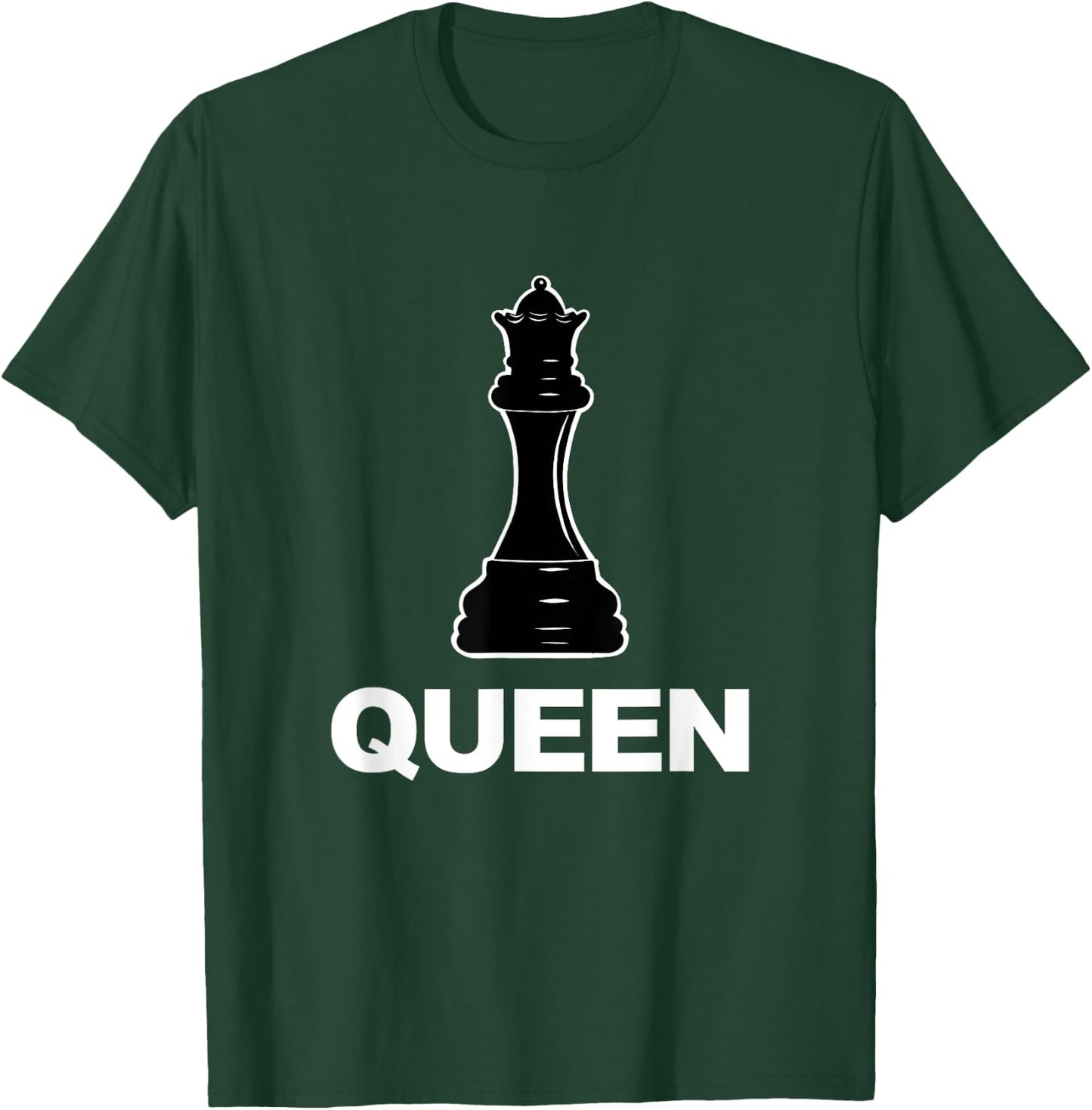 Black Queen Chess Queen Chess Black Queen T-Shirt - T-Shirt | Forest