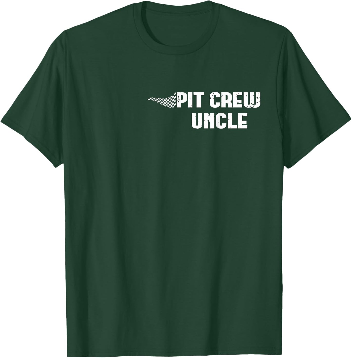 Pit Crew Uncle Racing Car Family Matching Birthday Party T-Shirt - T-Shirt | Forest