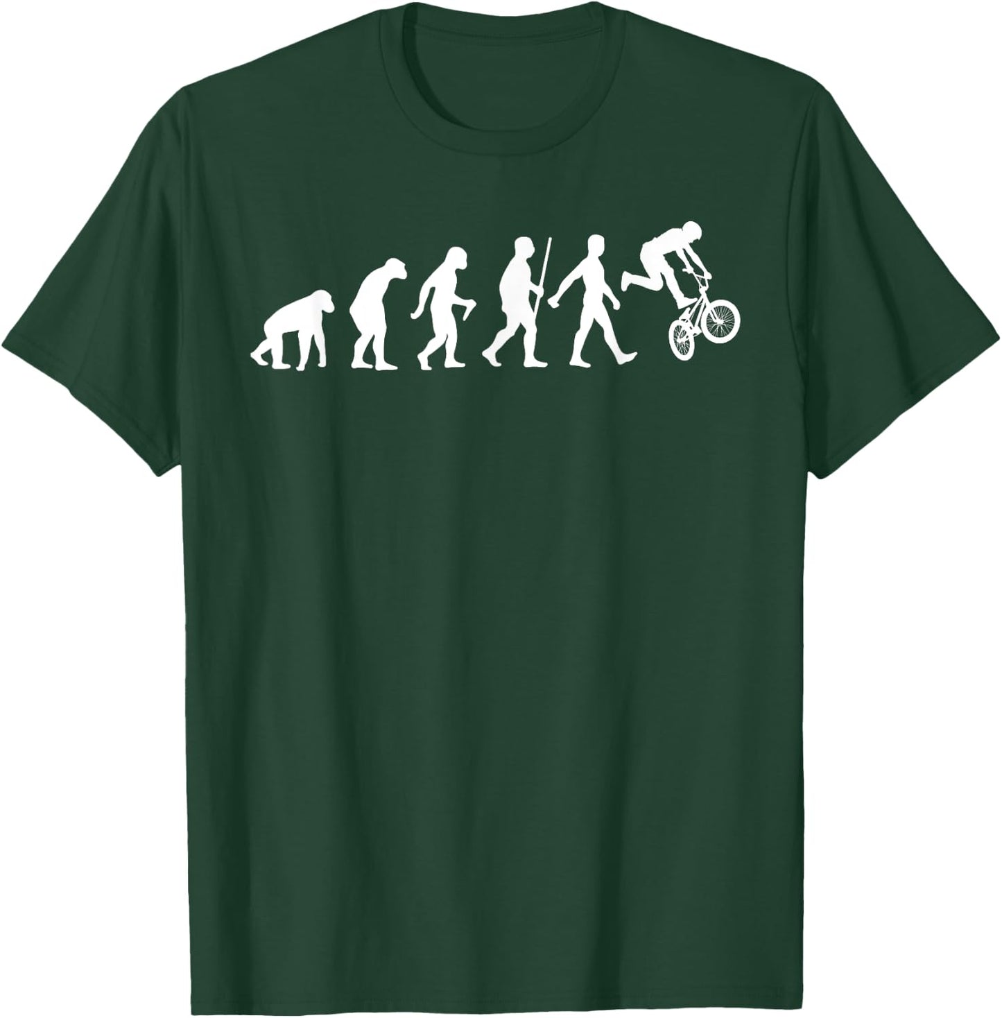 Funny BMX Bike Art Women Offroad Freestyle BMX Lover T-Shirt - T-Shirt | Forest