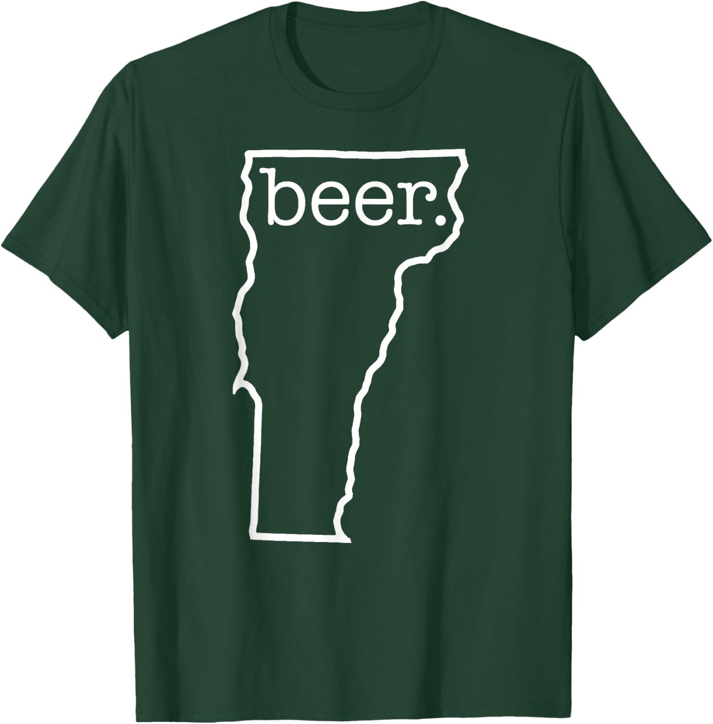 Craft Beer Lover Vermont Beer State Of Vermont Men Women T-Shirt - T-Shirt | Forest