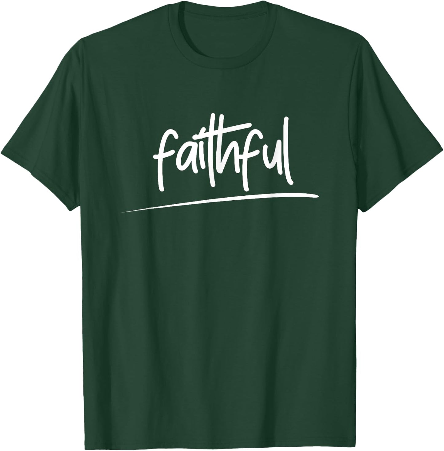 Jesus Religion - Men and Women - Faithful T-Shirt - T-Shirt | Forest