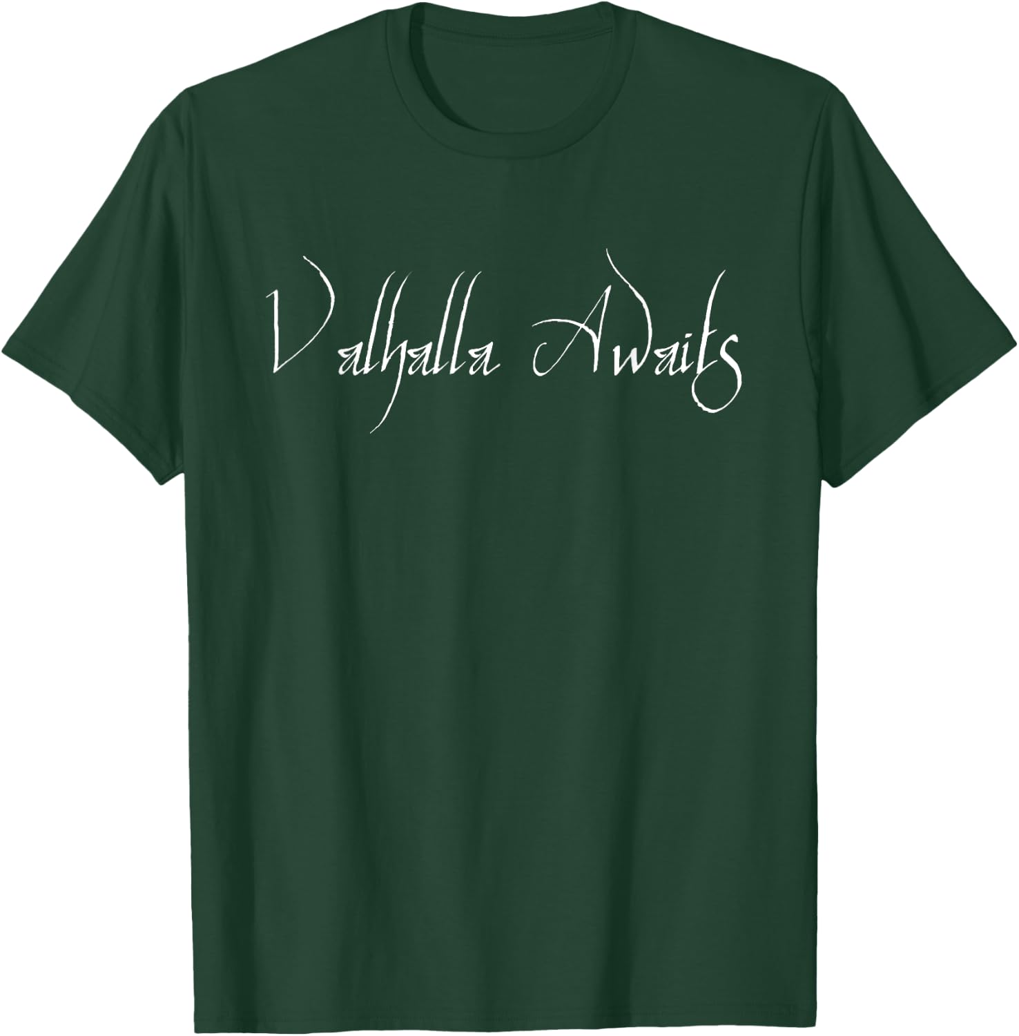 Valhalla Awaits Arseling Last Kingdom Uhtred Destiny is All T-Shirt - T-Shirt | Forest
