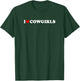 I Love Cowgirls, I Heart Cowgirls Lover - Funny Cowboy Lover T-Shirt - T-Shirt | Forest
