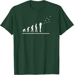 Bird Watching Evolution Funny Bird Watching T-Shirt - T-Shirt | Forest