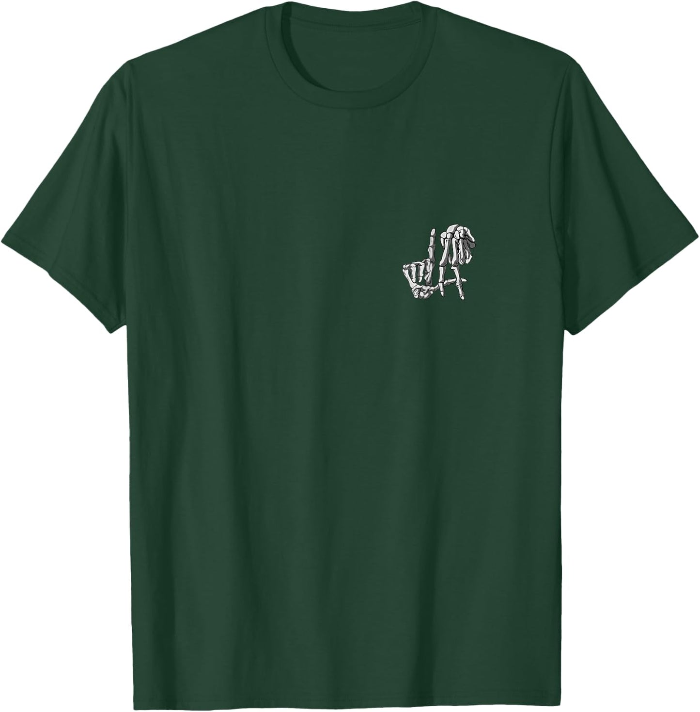 LA Hands Skeleton Original Los Angeles Hand Sign Halloween T-Shirt - T-Shirt | Forest
